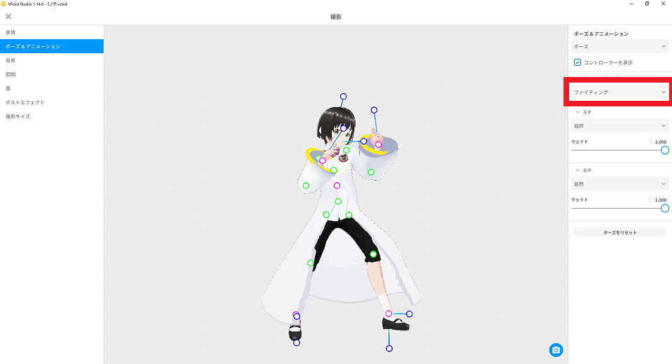VRoid_photo_posing_fight